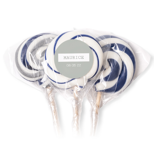 Sucettes bleues (lot de 12) Sucettes bleues (lot de 12)