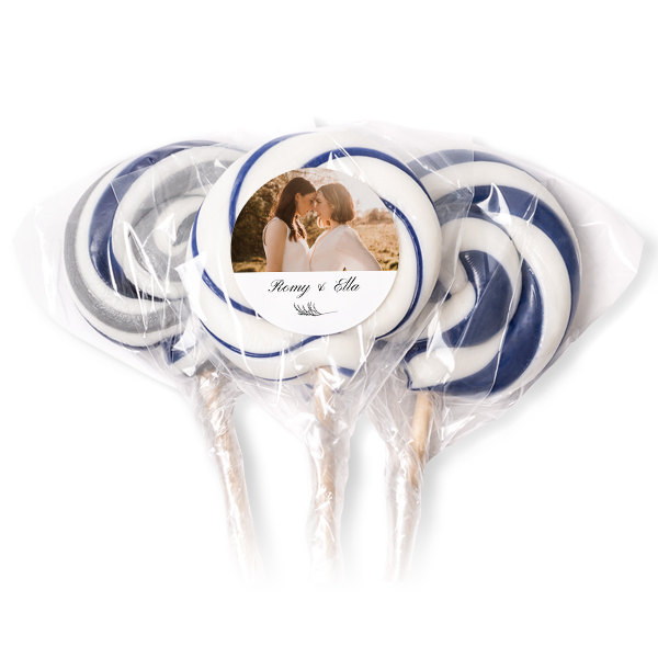 Lollipops Blue - set of 12