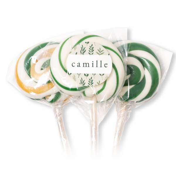 Lollipops Green - set of 12