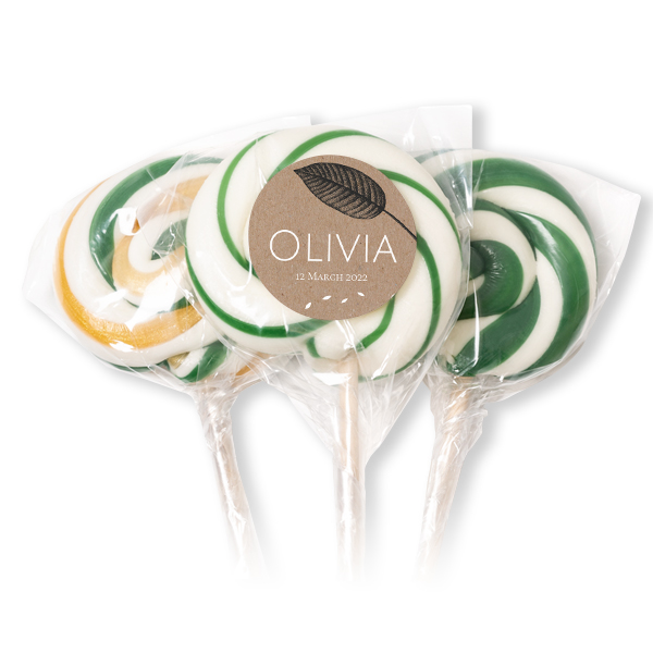 Lolly's groen (set van 12)