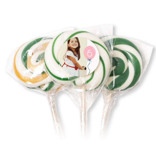 Lollipops Green - set of 12