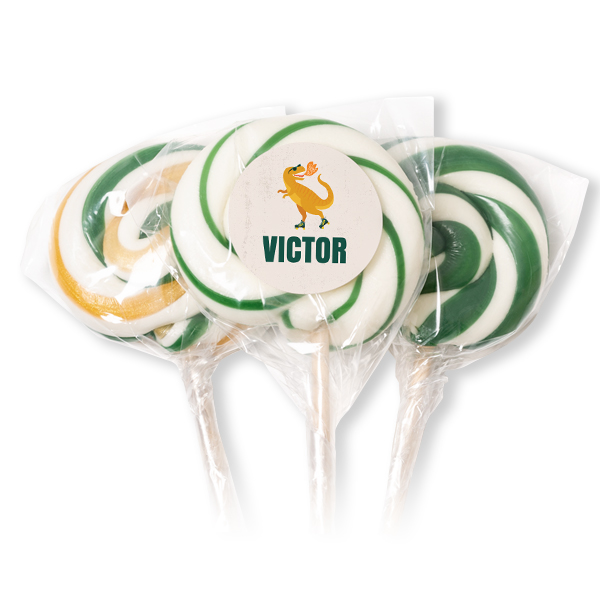 Lollipops Green - set of 12