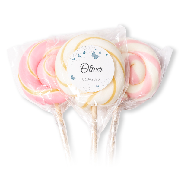 Lollipops Pink - set of 12