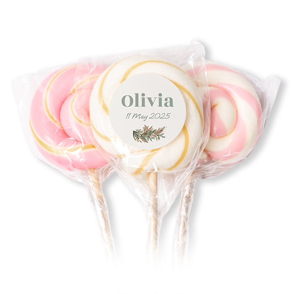 Lollipops Pink - set of 12 Lollipops Pink - set of 12