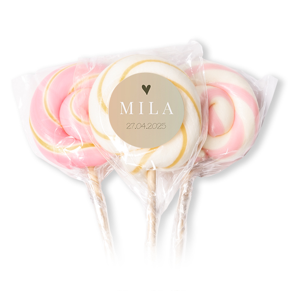 Lollipops Pink - set of 12 Lollipops Pink - set of 12