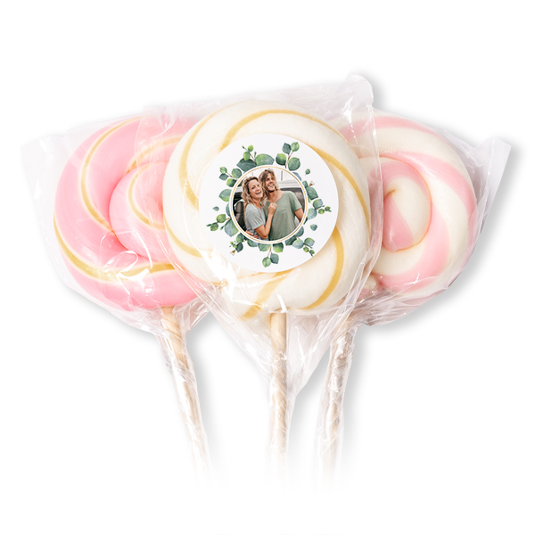 Lollipops Pink - set of 12