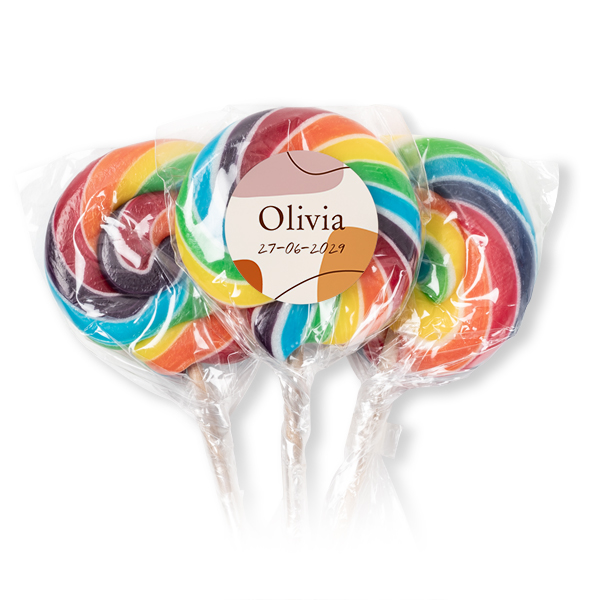 Lollipops Rainbow - set of 12 Lollipops Rainbow - set of 12