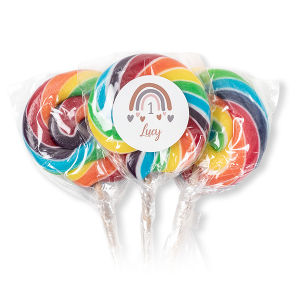 Lolly regenboog (set van 12)