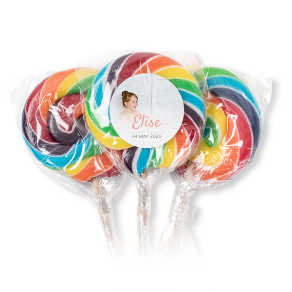 Lolly regenboog (set van 12)