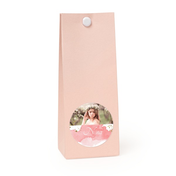 Party favours bag magnolia round 4cm