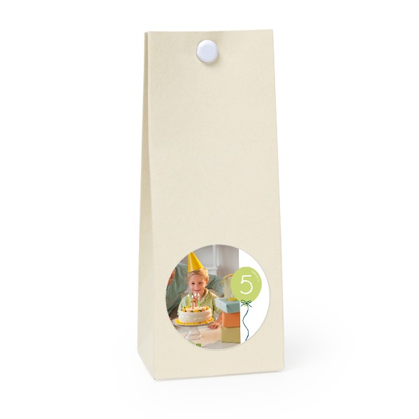 Gavepose vanilje Rund 4cm