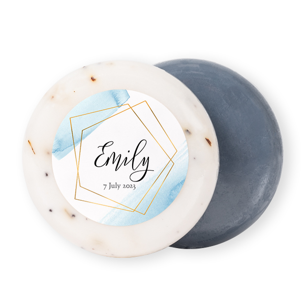 Round Bar of Soap with Sticker (set of 12) Round Bar of Soap with Sticker (set of 12)