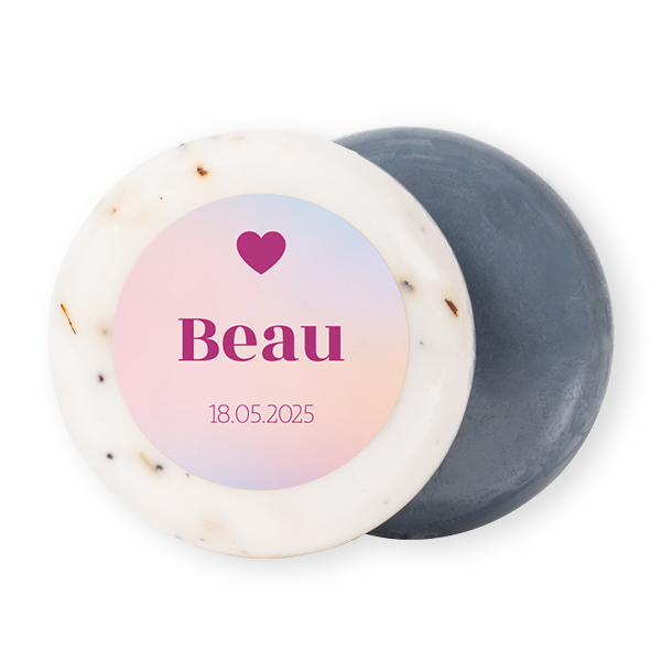 Round Bar of Soap with Sticker (set of 12)