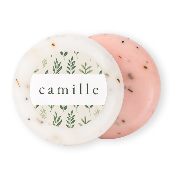 Round Bar of Soap with Sticker (set of 12) Round Bar of Soap with Sticker (set of 12)