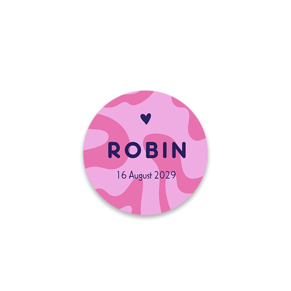 Ronde stickers klein - Set van 48