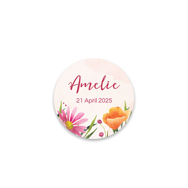 Ronde stickers klein - Set van 48