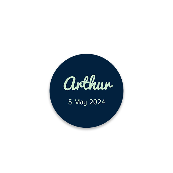 Foto Sticker Rund klein - 48 Stk.