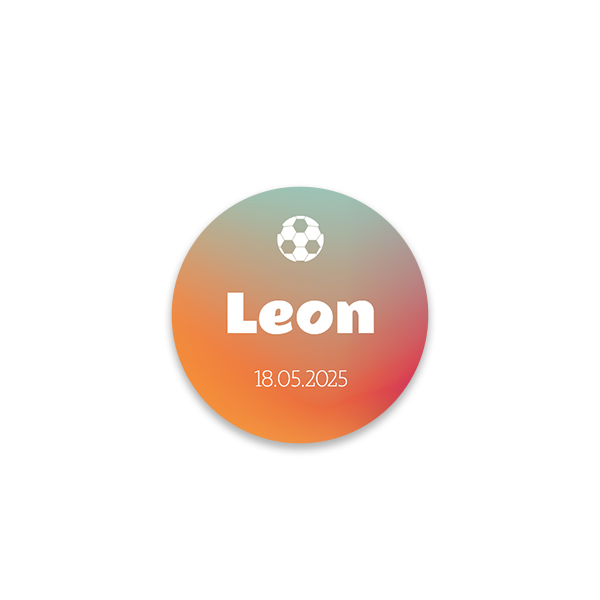 Ronde stickers klein - Set van 48