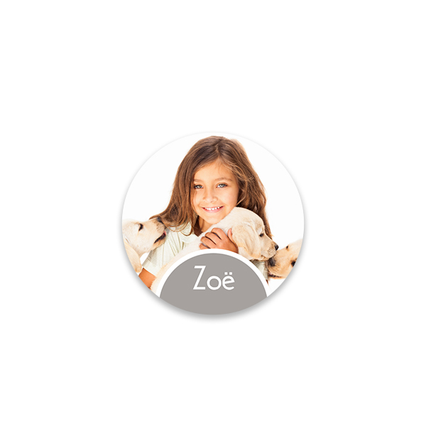 Ronde stickers klein - Set van 48 Ronde stickers klein - Set van 48