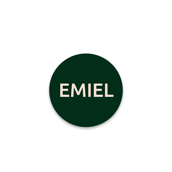 Gaveetiketter Runde Small - 48 stk Gaveetiketter Runde Small - 48 stk
