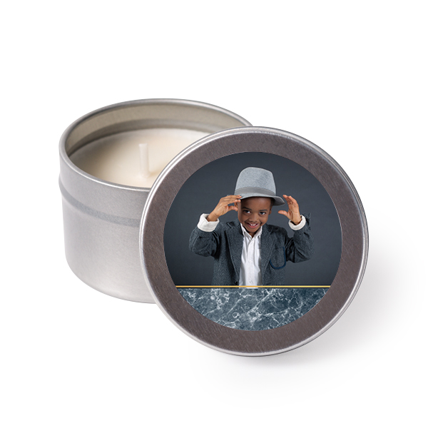 Waxinelichtjes met sticker - Set van 24