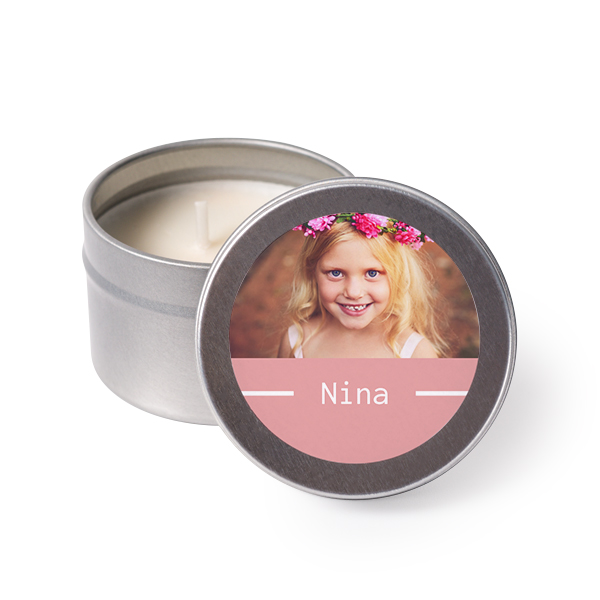Waxinelichtjes met sticker - Set van 24
