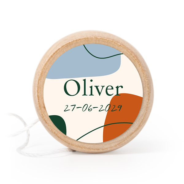 Yoyos With Sticker - set of 12 Yoyos With Sticker - set of 12