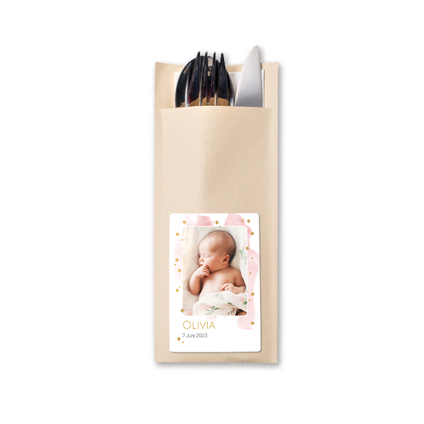 Bestekhouder beige - Set van 24 Bestekhouder beige - Set van 24