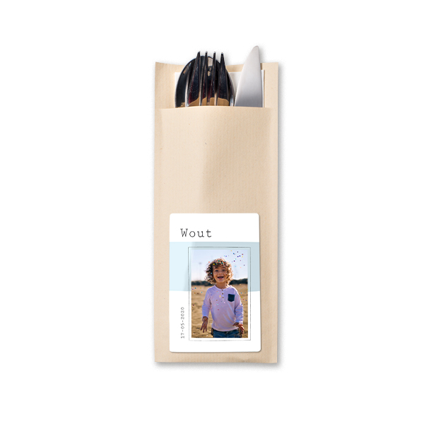 Cutlery envelope beige - set of 24 Cutlery envelope beige - set of 24