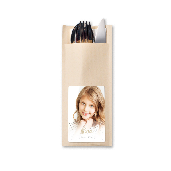 Bestickkuvert beige - 24 st Bestickkuvert beige - 24 st