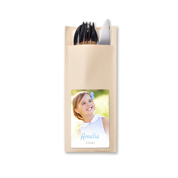 Besteckbeutel Beige - 24 Stk. Besteckbeutel Beige - 24 Stk.