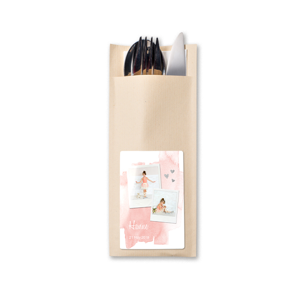 Besteckbeutel Beige - 24 Stk. Besteckbeutel Beige - 24 Stk.