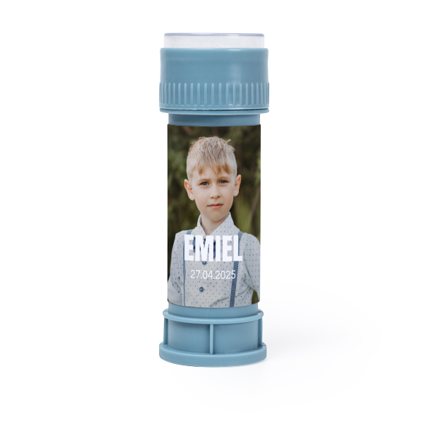 Bellenblaas blauw - set van 12