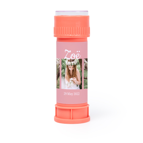 tubes Ă bulles corail - Lot de 12 tubes Ă bulles corail - Lot de 12