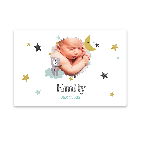 Stickers liggend 6 x 9 cm - Set van 24