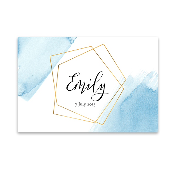 Stickers liggend 6 x 9 cm - Set van 24