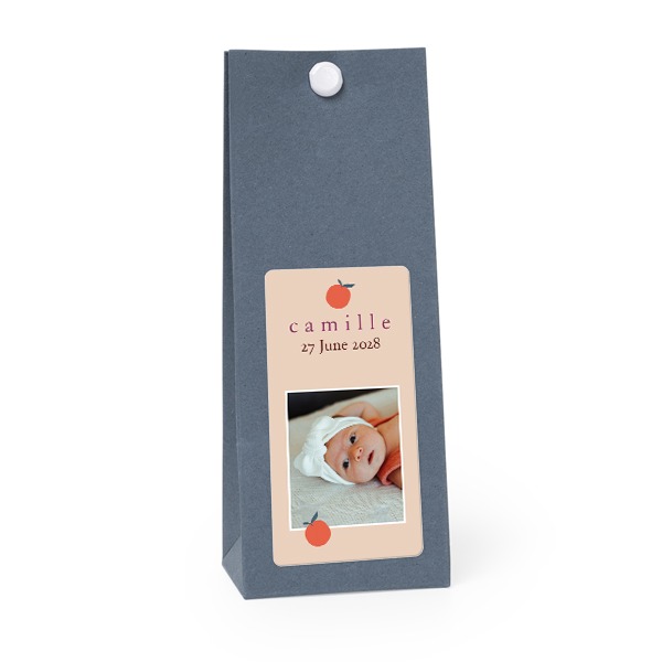 Party favours bag blue 35x70mm Party favours bag blue 35x70mm