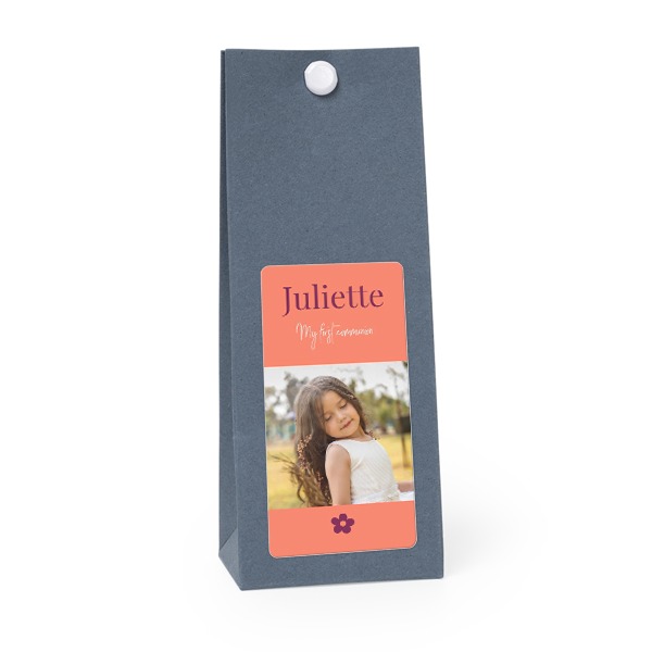 Party favours bag blue 35x70mm Party favours bag blue 35x70mm