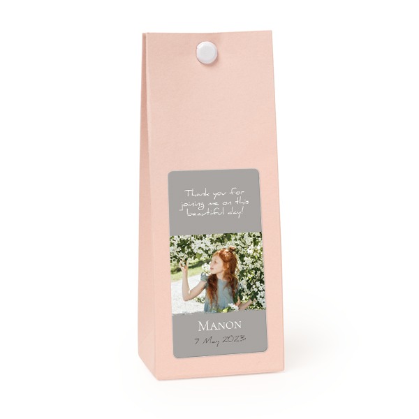 Party favours bag magnolia 35x70mm