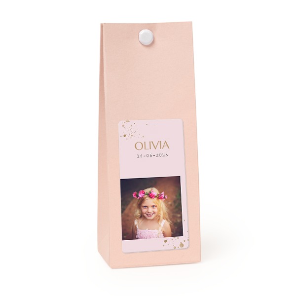 Party favours bag magnolia 35x70mm