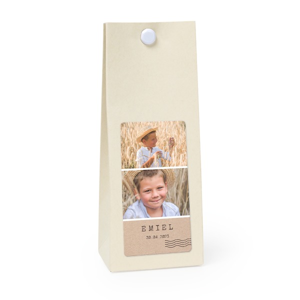Party favours bag vanilla 35x70mm