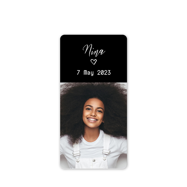 Gift wrapping stickers Rectangular - set of 48