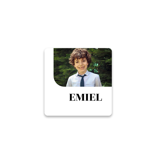 Etiquettes carrées pour cadeaux (set de 12)