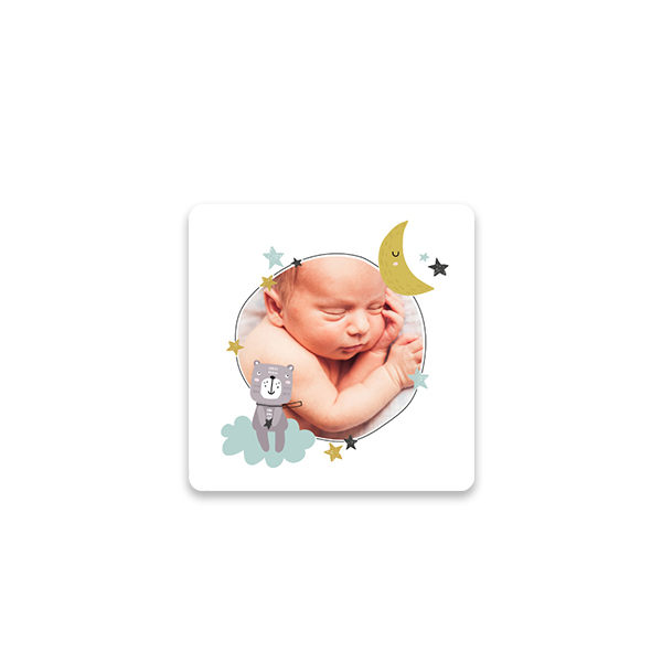 Foto Sticker Quadratisch (24er Set)