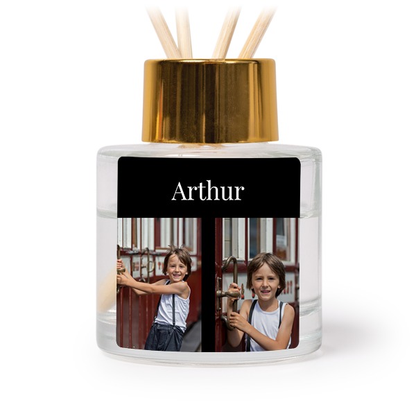 Huisparfum diffuser goud vierkant - Set van 12 Huisparfum diffuser goud vierkant - Set van 12