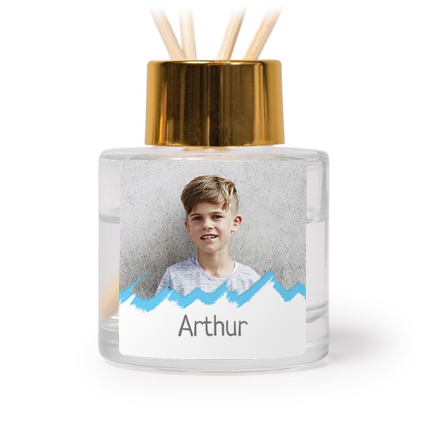 Huisparfum diffuser goud vierkant - Set van 12