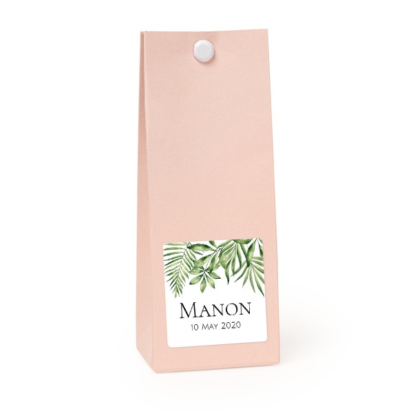 Party favours bag magnolia square 4cm