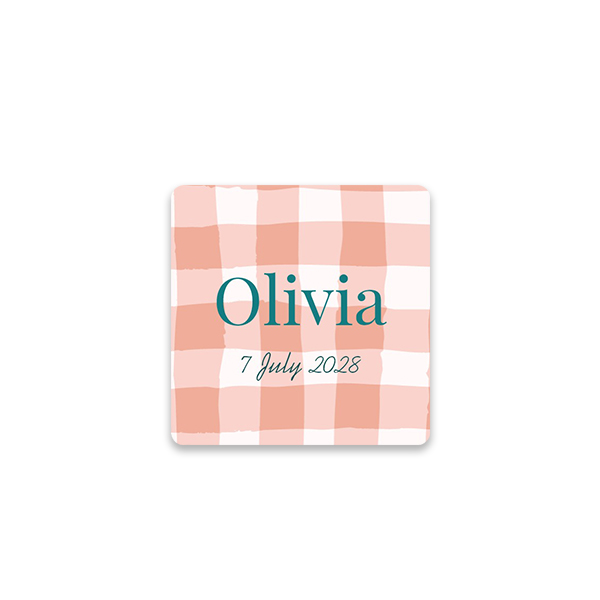 Gift wrapping stickers Square - set of 48 Gift wrapping stickers Square - set of 48