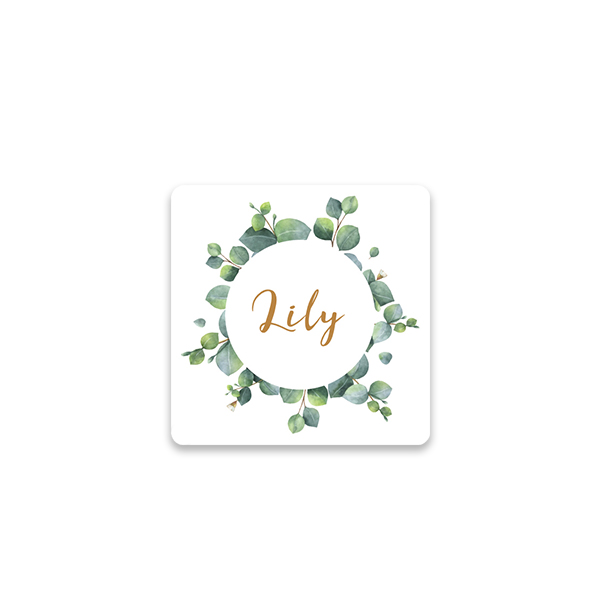 Gift wrapping stickers Square - set of 48 Gift wrapping stickers Square - set of 48