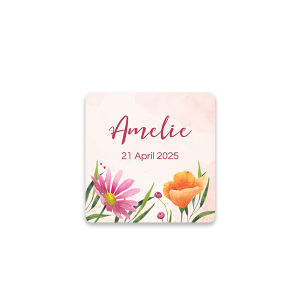 Gift wrapping stickers Square - set of 48 Gift wrapping stickers Square - set of 48